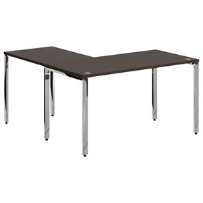 Письменный угловой  стол для персонала правый XTEN GLOSS Легно Темный  XGCT 1415.1 (R) (1400х1500х750) в Сарапуле