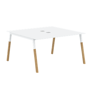 Переговорный стол FORTA Белый-Белый-БукFWST 1313 (1380x1346x733) в Сарапуле