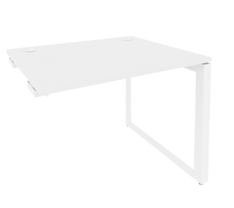 Приставной стол к тумбе O.MO-SPR-1.8 Белый/Белый бриллиант в Сарапуле