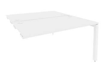 Приставной стол к тумбе O.MP-D.SPR-3.8 Белый/Белый бриллиант в Сарапуле
