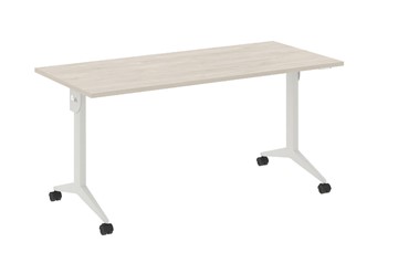Складной мобильный стол X.M-4.7, Металл белый/Денвер светлый в Сарапуле