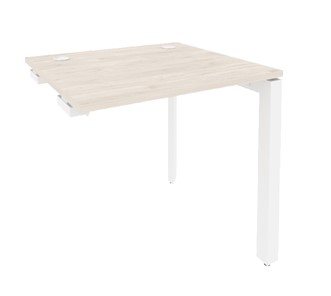 Приставной стол к тумбе O.MP-SPR-0.7 Белый/Денвер светлый в Сарапуле