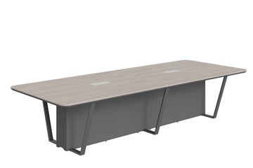 Стол для заседаний LINE Дуб-серый-антрацит СФ-571734.1 (3460х1340х754) в Сарапуле