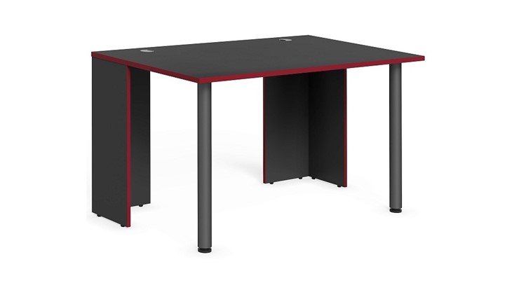 Компьютерный стол SKILLL SSTG 1385.1 , (1360x850x750), Антрацит/ Красный в Сарапуле - изображение 1
