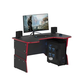 Компьютерный стол SKILLL STG 1385, Антрацит/ Красный в Сарапуле