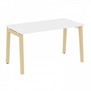 Стол для офиса Onix Wood OW.SP-3.8, Белый Бриллиант/Дуб светлый в Сарапуле