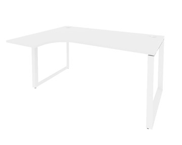 Угловой письменный стол O.MO-SA-4L Белый/Белый бриллиант в Сарапуле