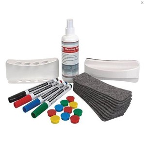 Аксессуары для магнитно-маркерной доски 2х3, AS111 (4 маркера, держатель, чистящее средство, стиратель, салфетки) в Сарапуле