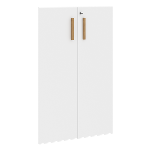 Средние двери для шкафов с замком FORTA Белый FMD 40-2(Z) (794х18х1164) в Сарапуле