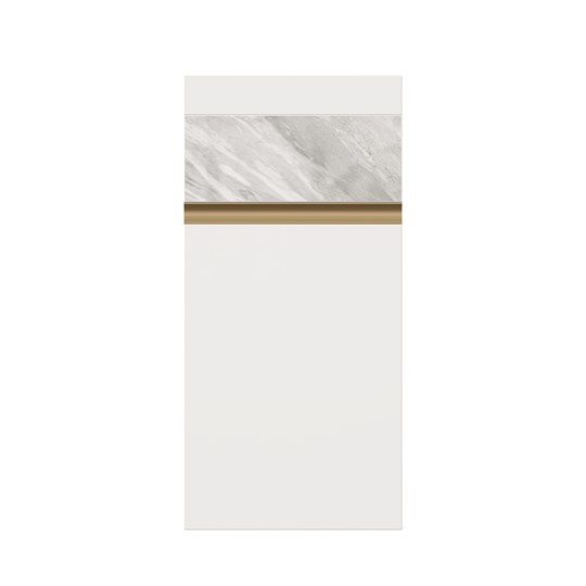 Щит декоративный Айла ЛД 688.060.000, Белый/Статуарио, исполнение 1 в Сарапуле - изображение 1