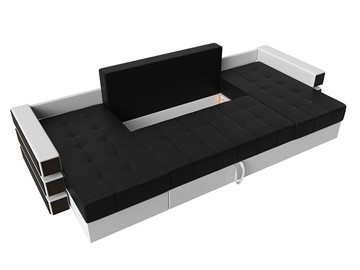 П-образный диван Венеция боннель, Черный\Белый (Экокожа) в Сарапуле - предосмотр 6