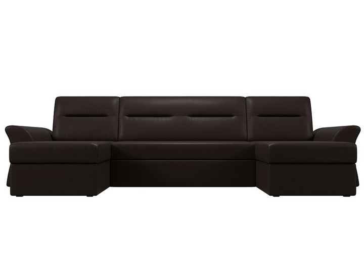 П-образный диван Клайд, Коричневый (Экокожа) в Сарапуле - изображение 7