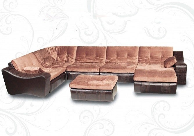 П-образный диван Плимут-Лувр 410х230х175 в Глазове - изображение 1