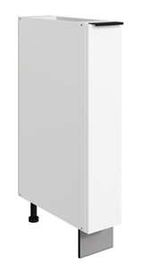 Тумба кухонная Стоун L150 (1 дв.гл.) (белый/джелато софттач) в Сарапуле