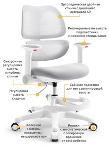 Растущее детское кресло Dream Air Y-607 G в Глазове - предосмотр 1