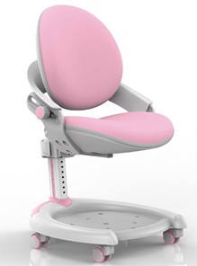 Кресло растущее Mealux ZMAX-15 Plus, Y-710 PN Light, белый металл, обивка светло-розовая однотонная в Сарапуле