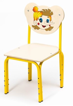 Детский растущий стул Буратино (Кузя-БР(1-3)БЖ) в Глазове - изображение