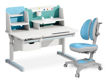 Комплект из кресла и растущей парты Mealux Electro 730 WB + надстр + Y-115 BLG в Сарапуле