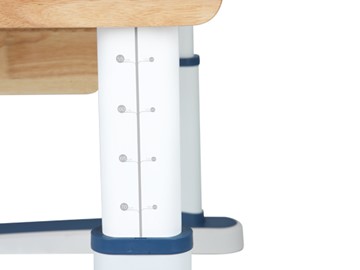 Детский стол-трансформер Mealux Oxford Wood Max, Белый/Синий в Глазове - предосмотр 3