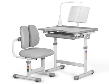 Комплект из растущего стола и кресла Mealux EVO BD-23 Grey в Глазове