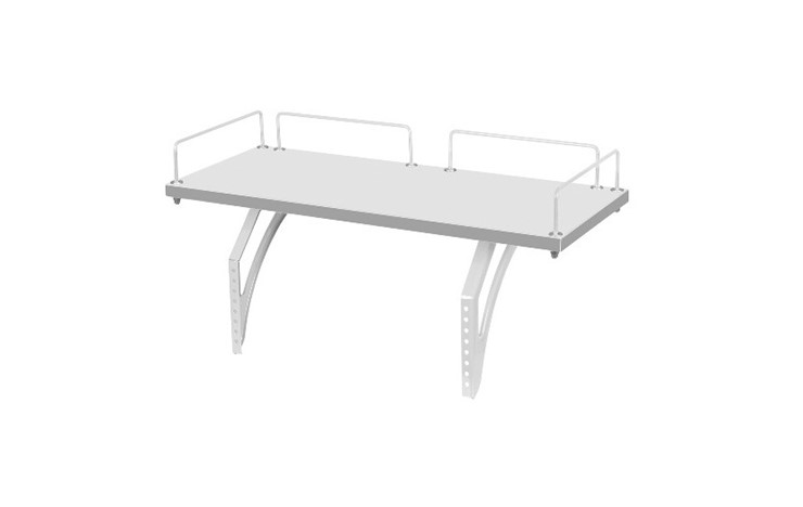 Детский стол-трансформер 1/75-40 (СУТ.25) + Polka_z 1/600 (2шт) белый/белый/Серый в Сарапуле - изображение 1