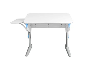 Детский стол-трансформер 5/100 (СУТ.46) + Polka_b 5/550 Рамух белый/серый/ниагара в Сарапуле - предосмотр