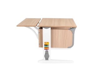 Детский стол-трансформер 6/60 (СУТ.47) + Polka_z 6/600 Ясень/белый/серый в Сарапуле