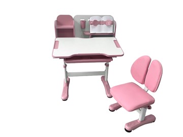 Парта растущая + стул Vivo Pink FUNDESK в Сарапуле - предосмотр 3
