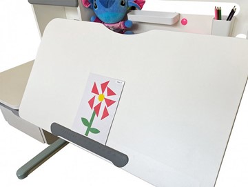 Детский стол-трансформер Mealux Electro 730 + надстройка, Серый в Сарапуле - предосмотр 3