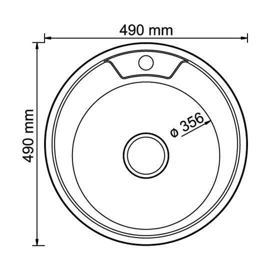 Мойка круглая D-490 в Глазове - изображение 1