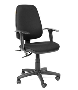 Офисное кресло CHAIRMAN 661 Ткань стандарт 15-21 черная в Глазове - предосмотр