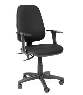 Офисное кресло CHAIRMAN 661 Ткань стандарт 15-21 черная в Глазове - изображение